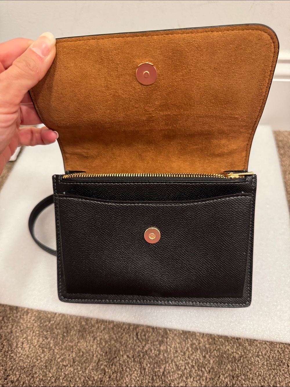 Coach black mini klare crossbody bag purse CZ987 NWT - Picture 7 of 9